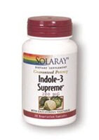 Solaray Indole-3 Supreme Vegetarian Capsules 200mg Perspective: front