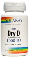 Solaray Dry Vitamin D Vegetarian Capsules 1000 iu Perspective: Main