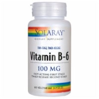 Solaray Vitamin B-6 Timed Release VegCaps 100 mg