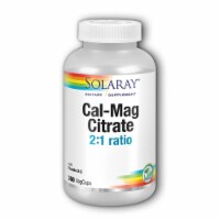 Solaray Cal-Mag Citrate 2:1 Ratio with Vitamin D-2 360 Veg Caps Perspective: Main