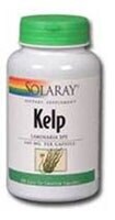 Solaray Kelp with Folic Acid Vegetarian Capsules