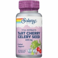 Solaray Vital Extracts Tart Cherry Celery Seed 60 Veg Caps