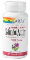 Solaray Triple Strength SambActin Black Elderberry Extract Coated Tablets 1200 mg Perspective: Main