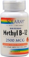 Solaray Methyl B-12 Sugar Free Mango Peach Flavor Lozenges 2500mcg