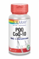 Solaray PQQ and CoQ-10 with NAC and Glutathione Vegetable Capsules