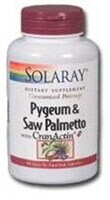 Solaray  Pygeum and Saw Palmetto with CranActin® Perspective: front
