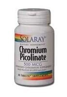 Solaray Chromium Picolinate Perspective: front
