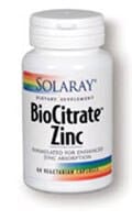 Solaray BioCitrate™ Zinc