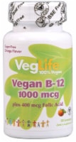VegLife  Vegan B12 plus Folic Acid   Orange Perspective: Main