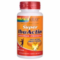 Solaray Super Ibuactin Maximum Strength 60 Liq Vegcap Perspective: Main