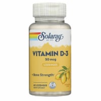 Solaray Vitamin D-3 - Lemon 50 mcg 60 Loz