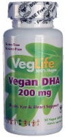 VegLife Vegan DHA Softgels 200 mg Perspective: Main