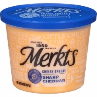 Merkts Sharp Cheddar Spreadable Cheese Cup Perspective: Main
