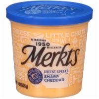 Merkts Sharp Cheddar Spreadable Cheese Cup Perspective: Main