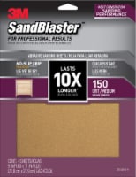 3M SandBlaster 150 Grit Medium Sandpaper - 4 pk