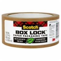 Scotch 3M 3779 Pre-Printed Carton Sealing Tape 1.9 Mil 2 x 110 yds.  Clear/Red 6/Case, 1 - Kroger