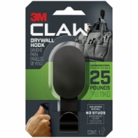 3M Claw 25 Lb. Black Drywall Hook 3DH25BLK-1ES Perspective: Main