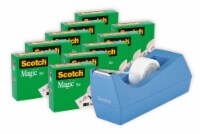 Scotch® Magic™ Tape with Dispenser - 11 pc - Clear/Periwinkle