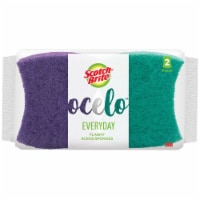 Ocelo™ No-Scratch Scrub Sponges 2 Pack - Assorted Perspective: Main