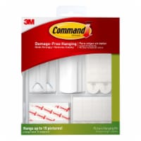 Command™ Damage-Free Picture Hanging Kit 38 Pack - Clear/White
