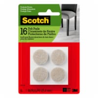 Scotch® Round Felt Pads - Beige