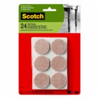 Scotch® Round Felt Pads - Beige