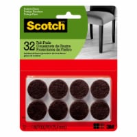 Scotch™ Round Felt Pads - Brown Perspective: Main