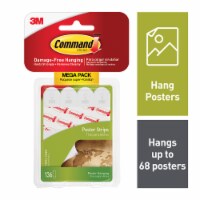 Command™ Poster Strips Mega Pack 136 Pack - White