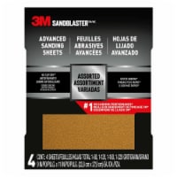 3M SandBlaster Assorted Grit Advanced Sanding Sheets Perspective: Main