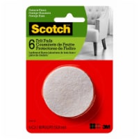 Scotch™ Round Felt Pads - Beige Perspective: Main