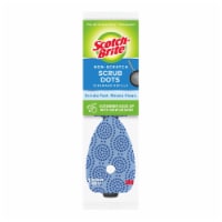 Scotch-Brite® Scrub Dots Blue Non-Scratch Dishwand Refill Sponge