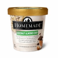 Homemade Brand Coconut Almond Chip Ice Cream Perspective: Main