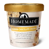 Homemade Brand Banana Chocolate Chunk Ice Cream Perspective: Main