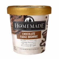 Homemade® Brand Chocolate Fudge Brownie Ice Cream Perspective: Main