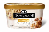 Homemade Brand Butter Pecan Ice Cream Tub Perspective: Main
