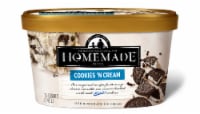 Homemade Brand Cookies 'N Cream Ice Cream Tub Perspective: Main
