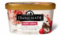 Homemade Brand Cherry Cordial Ice Cream Tub Perspective: Main