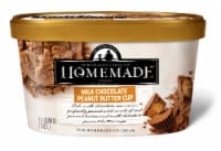Homemade Brand Milk Chocolate Peanut Butter Cup Ice Cream Tub