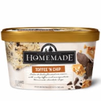 Homemade Brand Toffee 'N Chip Ice Cream Tub Perspective: Main