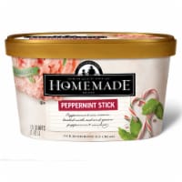 Homemade™ Brand Peppermint Stick Ice Cream Tub Perspective: Main