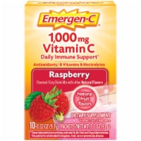 Emergen-C Vitamin C Immune Support Raspberry Powder 1000mg Perspective: Main