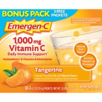 Emergen-C Tangerine Dietary Supplement Drink Mix Packets 1000mg Perspective: Main
