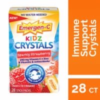 Emergen-C Kids Crystals On-the-Go Immune Support Sparkly Strawberry Supplement Perspective: Main