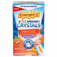 Emergen-C Kidz Immune+ Crystals, On-the-Go Immune Support Supplement, Tropical Punch Perspective: Main