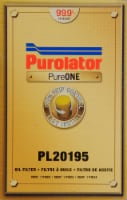 Purolator PureOne PL20195 Oil Filter Perspective: Main