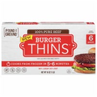 Pound of Ground® Burger Thins™ Frozen 100% Pure Beef Patties Perspective: Main