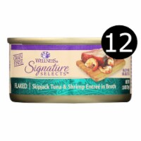 Wellness Pet Products Cat - Can - Tuna - Shrimp - Signature Selects - Case of 12 - 2.8 oz.