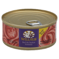 Wellness Grain Free Cat Food Beef & Chicken Formula Perspective: Main