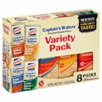 Lance Captain's Wafers Variety Pack Crackers Perspective: Main