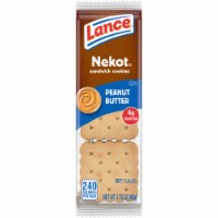Lance Sandwich Cookies Nekot Peanut Butter Individual Snack Pack Perspective: Main